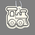 Paper Air Freshener - Toy Train Engine Tag W/ Tab